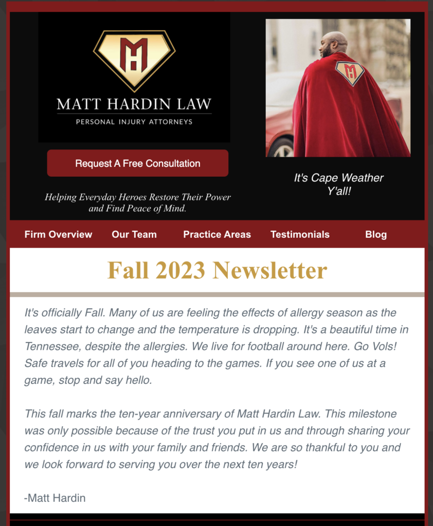 fall newsletter